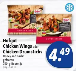 Nah & Frisch Hofgut Chicken Wings oder Chicken Drumsticks Angebot