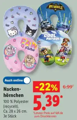Lidl Nackenhörnchen Angebot