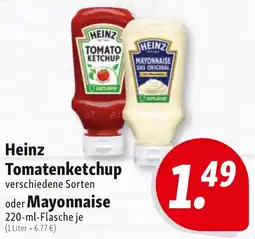 Nah & Frisch Heinz tomatenketchup oder mayonnaise Angebot