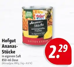 Nah & Frisch Hofgut Ananas Stücke Angebot