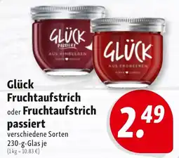 Nah & Frisch Glück Fruchtaufstrich oder Fruchtaufstrich passiert Angebot