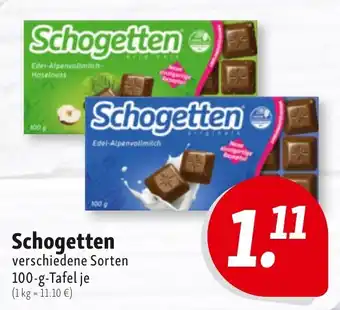 Nah & Frisch Schogetten Angebot