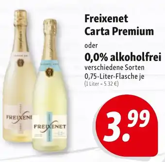 Nah & Frisch Freixenet Carta Premium oder 0,0% alkoholfrei Angebot