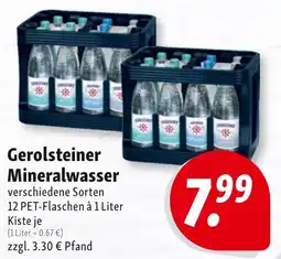 Nah & Frisch Gerolsteiner Mineralwasser Angebot