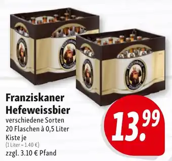 Nah & Frisch Franziskaner Hefeweissbier Angebot