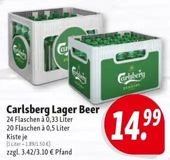 Nah & Frisch Carlsberg Lager Beer Angebot