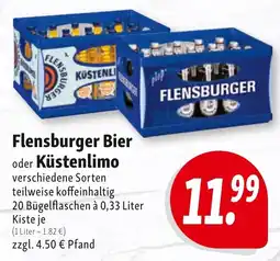 Nah & Frisch Flensburger Bier oder Küstenlimo Angebot
