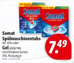 Nah & Frisch Somat Spülmaschinentabs oder Gel Angebot