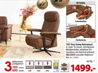 Zurbrüggen 7357 Easy Swing Relaxsessel Angebot