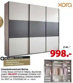 Zurbrüggen Xora Schwebetürenschrank Metrino Angebot