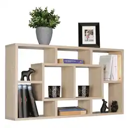 Netto Marken-Discount Wandregal PAOLA MDF Offen Freischwebend Modern, Sonoma 85x16x48 cm Angebot