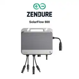 Netto Marken-Discount Zendure SOLARFLOW 800W Hybrid Wechselrichter WiFi Bluetooth 0% MwSt Angebot