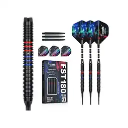 Netto Marken-Discount Formula FST180 GEN2 Black Blue Red Rings Softtip Dartset 18g Softdarts Angebot