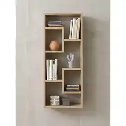 Netto Marken-Discount Wandregal Holz Freischwebend Modern, Sonoma 36x15x90 cm Angebot
