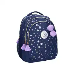 Netto Marken-Discount Dazzling Dots Rucksack Kinder Backpack Schultasche Tagesrucksack Angebot