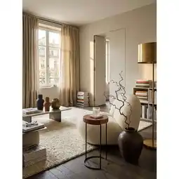 Netto Marken-Discount Beistelltisch Massivholz Metallbeine Baumstammform Landhausstil AKOLA, Dunkelbraun 28x28x55 cm Angebot
