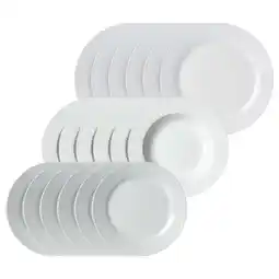 Netto Marken-Discount Ritzenhoff & Breker Teller-Set Bianco 18er Set Angebot