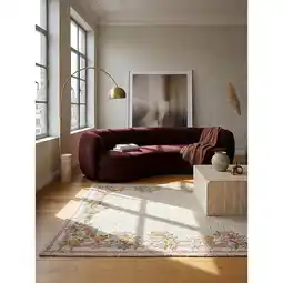 Netto Marken-Discount Wollteppich floral Bunt 140 x 200 cm - DAISY Kadima Design Angebot