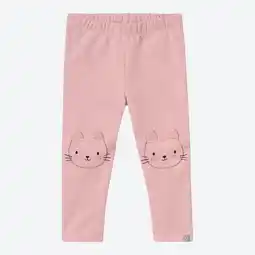 NKD Baby-Mädchen-Sweatleggings mit Katzen-Applikation Angebot