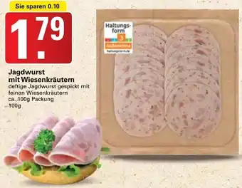 WEZ Jagdwurst mit Wiesenkräutern 100g Angebot