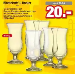 Möbel Martin Ritzenhoff & Breker Cocktailgläser-Set Angebot