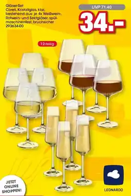 Möbel Martin LEONARDO Gläser-Set Angebot