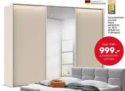 Möbel Martin Schwebetürenschrank Angebot