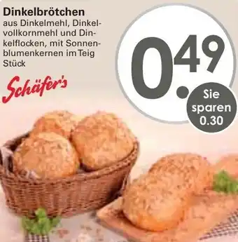 WEZ Dinkelbrötchen Angebot