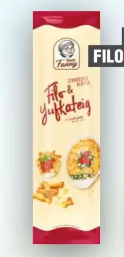 Handelshof Tante Fanny Filo & Yufkateig Strudelteig Blätter Vegan Angebot
