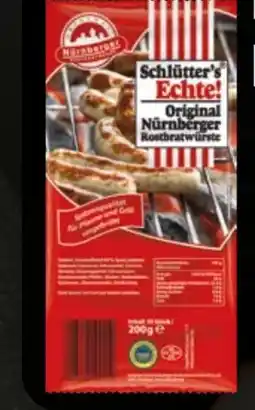 Handelshof Schlütters Original Nürnberger Rostbratwürstchen Angebot