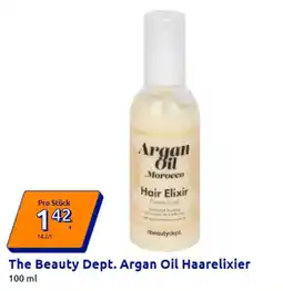 Action The Beauty Dept. Argan Oil Haarelixier Angebot