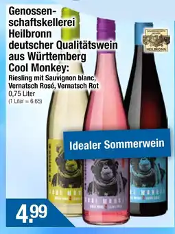 Getränke City Genossenschaftskellerei heilbronn deutscher qualitätswein aus württemberg cool monkey Angebot