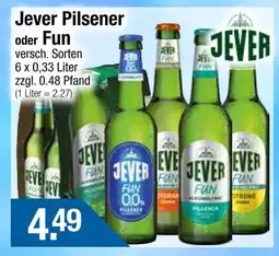 Getränke City Jever pilsener oder fun Angebot