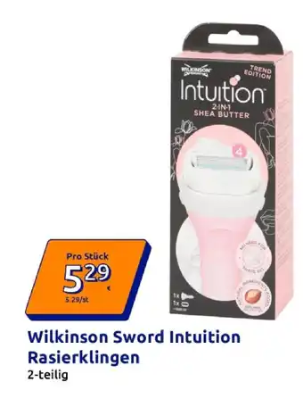 Action Wilkinson sword intuition rasierklingen Angebot