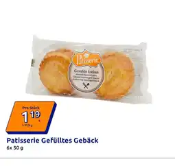 Action Patisserie gefülltes gebäck Angebot