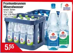Getränke City Frankenbrunnen mineralwasser Angebot