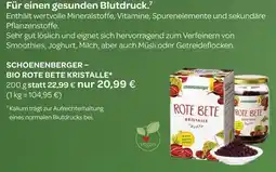 Vitalia Schoenenberger bio rote bete kristalle Angebot