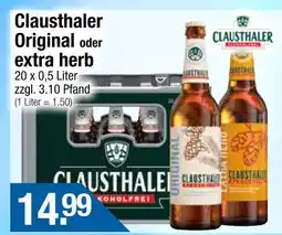 Getränke City Clausthaler original extra herb Angebot