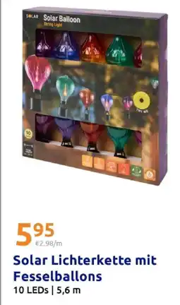 Action Solar lichterkette mit fesselballons Angebot