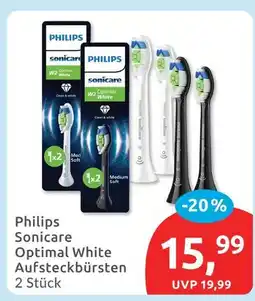 Budni Philips sonicare optimal white aufsteckbürsten Angebot