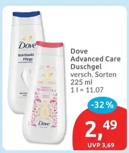 Budni Dove advanced care duschgel Angebot