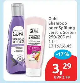 Budni Guhl shampoo oder spülung Angebot
