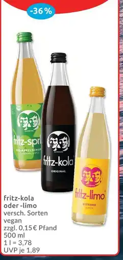 Budni Fritz-kola Angebot