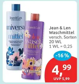 Budni Jean & len waschmittel Angebot