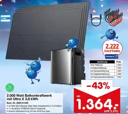 Netto Marken-Discount Solarway 2.000 watt balkonkraftwerk ohne halterung Angebot