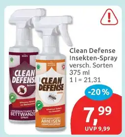 Budni Clean defense insekten-spray Angebot
