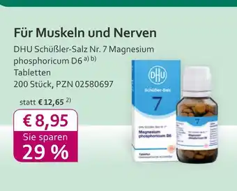 Dhu schüßler-salz nr. 7 magnesium phosphoricum d6