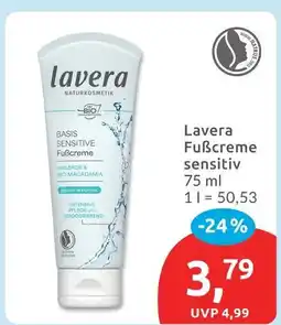 Budni Lavera fußcreme sensitiv Angebot