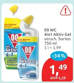 Budni 00 wc 4in1 aktiv gel Angebot