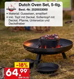 Netto Marken-Discount El fuego dutch oven set Angebot